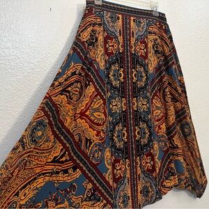 Nurture |  Boho Midi Skirt, Size Medium